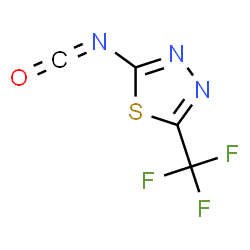1,3,4-Thiadiazole, 2-isocyanato-5-(trifluoromethyl)-, dimer结构式