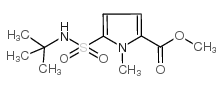 METHYL 5-[(TERT-BUTYLAMINO)SULFONYL]-1-METHYL-1H-PYRROLE-2-CARBOXYLATE structure