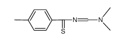 N-((dimethylamino)methylene)-4-methylbenzothioamide结构式