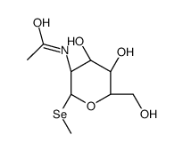 N-[(2S,3R,4R,5R,6R)-4,5-dihydroxy-6-(hydroxymethyl)-2-methylselanyloxan-3-yl]acetamide结构式