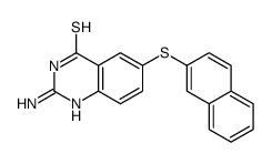 2-amino-6-naphthalen-2-ylsulfanyl-1H-quinazoline-4-thione Structure
