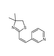 4,4-dimethyl-2-[(E)-2-pyridin-3-ylethenyl]-5H-1,3-thiazole Structure