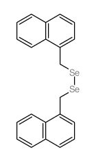 Diselenide,bis(1-naphthalenylmethyl)结构式