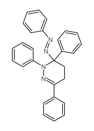 Pyridazine, 1,4,5,6-tetrahydro-1,3,6-triphenyl-6- (phenylazo)-结构式