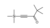 4,4-dimethyl-1-trimethylsilylpent-1-yn-3-one结构式