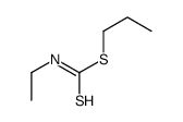 propyl N-ethylcarbamodithioate Structure