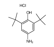 Phenol, 4-amino-2,6-bis(1,1-dimethylethyl)-, hydrochloride Structure