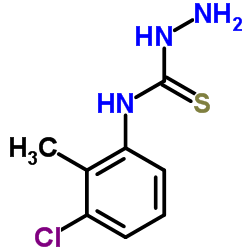 N-(3-Chloro-2-methylphenyl)hydrazinecarbothioamide结构式