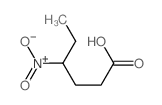 Hexanoic acid, 4-nitro- structure