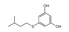 5-(3-methylbutylsulfanyl)benzene-1,3-diol Structure