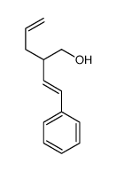 2-(2-phenylethenyl)pent-4-en-1-ol结构式