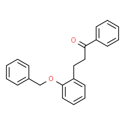 1-Phenyl-3-[2-(phenylmethoxy)phenyl]-1-propanone Structure