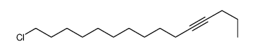 15-Chloro-4-pentadecyne结构式