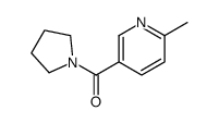 (6-methylpyridin-3-yl)-pyrrolidin-1-ylmethanone Structure