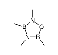 2,3,4,5-tetramethyl-1,2,4,3,5-oxadiazadiborolidine结构式