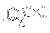 [1-(hydroxy-phenyl-methyl)cyclopropyl]-tert-butylsulfanyl-methanone Structure