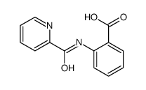 2-(pyridine-2-carbonylamino)benzoic acid结构式