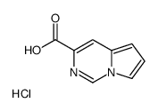 pyrrolo[1,2-c]pyrimidine-3-carboxylic acid,hydrochloride Structure