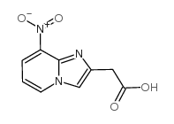 (8-硝基-咪唑并[1,2-a]吡啶-2-基)-乙酸结构式