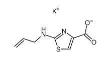 POTASSIUM 2-(ALLYLAMINO)-1,3-THIAZOLE-4-CARBOXYLATE Structure