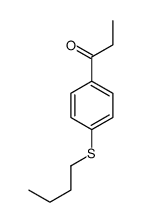 1-(4-butylsulfanylphenyl)propan-1-one结构式