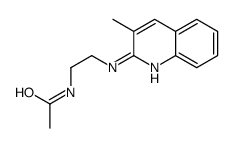 Acetamide, N-[2-[(3-methyl-2-quinolinyl)amino]ethyl]- (9CI) structure