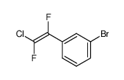 trans-m-Brom-α,β-difluor-β-chlorstyrol Structure