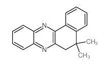 Benzo[a]phenazine, 5,6-dihydro-5,5-dimethyl- Structure