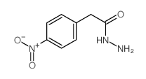 Benzeneacetic acid,4-nitro-, hydrazide Structure
