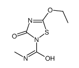 5-ethoxy-N-methyl-3-oxo-1,2,4-thiadiazole-2-carboxamide结构式