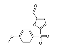5-(4-methoxyphenyl)sulfonylfuran-2-carbaldehyde结构式