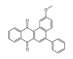 2-methoxy-5-phenylbenzo[a]anthracene-7,12-dione Structure