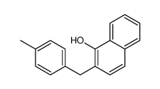 2-[(4-methylphenyl)methyl]naphthalen-1-ol结构式