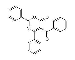 5-benzoyl-2,4-diphenyl-1,3-oxazin-6-one结构式