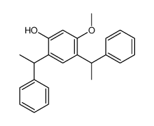 5-methoxy-2,4-bis(1-phenylethyl)phenol Structure