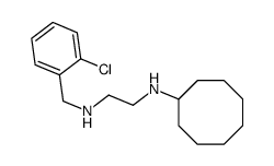 N-[(2-chlorophenyl)methyl]-N'-cyclooctylethane-1,2-diamine Structure