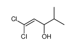 1,1-dichloro-4-methylpent-1-en-3-ol Structure