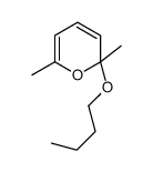 2-butoxy-2,6-dimethylpyran Structure