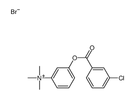 [3-(3-chlorobenzoyl)oxyphenyl]-trimethylazanium,bromide结构式