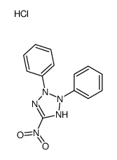 5-nitro-2,3-diphenyl-1H-tetrazol-1-ium,chloride结构式