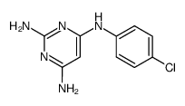 N4-(4-chloro-phenyl)-pyrimidine-2,4,6-triamine Structure