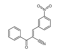 2-benzoyl-3-(3-nitrophenyl)prop-2-enenitrile结构式