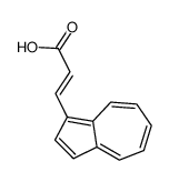 3-azulen-1-ylprop-2-enoic acid Structure