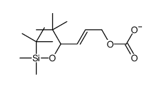 [4-[tert-butyl(dimethyl)silyl]oxy-5,5-dimethylhex-2-enyl] carbonate Structure