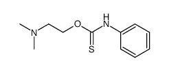 O-dimethylaminoethyl-N-phenyl thiocarbamate结构式