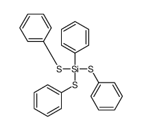 phenyl-tris(phenylsulfanyl)silane Structure