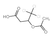 Butanoicacid, 3-(acetyloxy)-4,4,4-trichloro-结构式