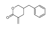 5-benzyl-3-methylideneoxan-2-one Structure