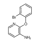 2-(2-bromo-phenoxy)-pyridin-3-ylamine Structure