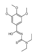 Benzamide, N-[(diethylamino)thioxomethyl]-3,4,5-trimethoxy- Structure